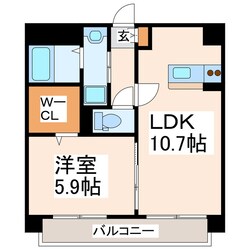 免疫ビルEXCIAⅡの物件間取画像